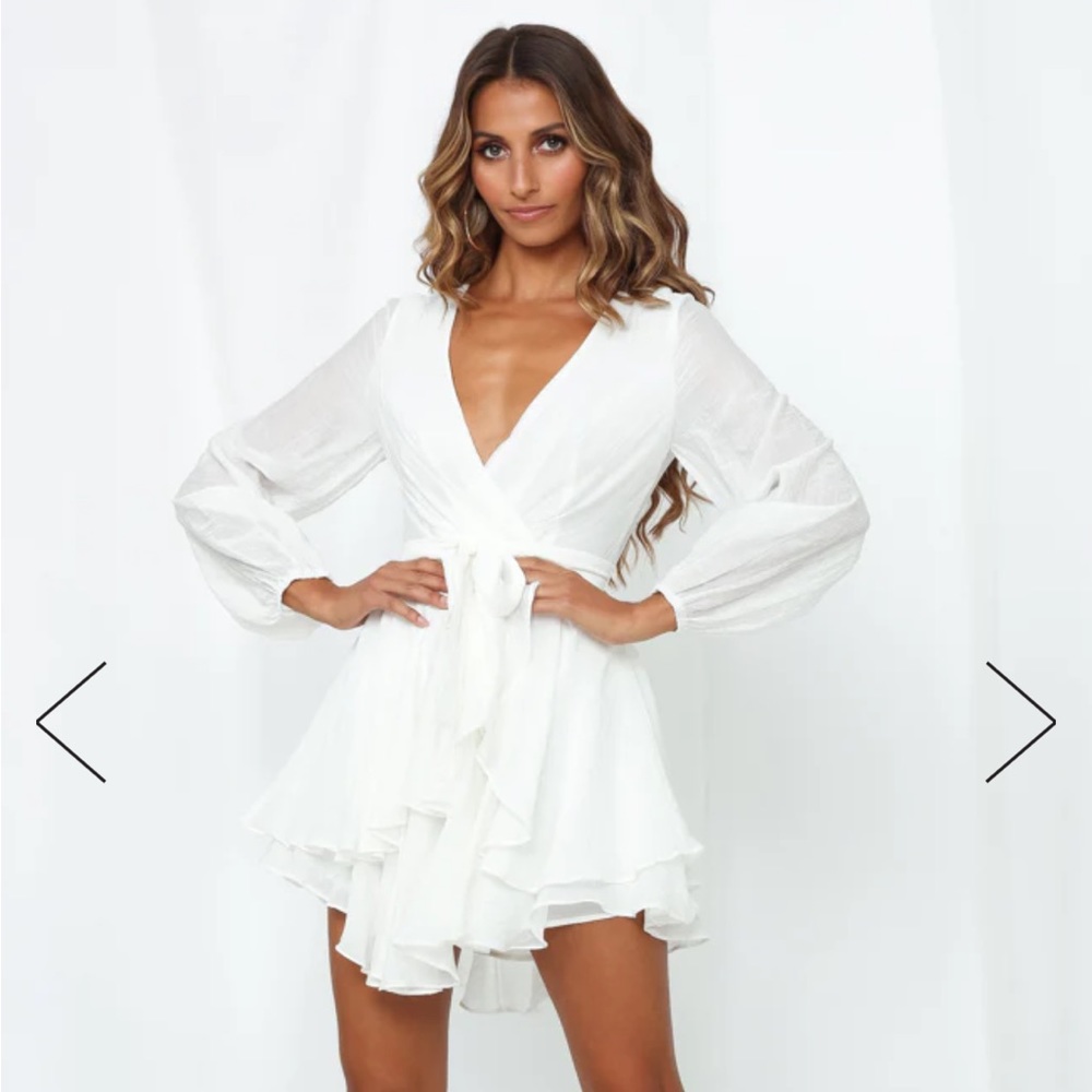 Etta Dress Hello Molly - White XS